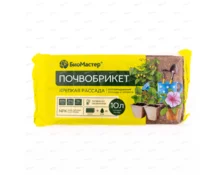 Почвобрикет БиоМастер Крепкая рассада, 10 л