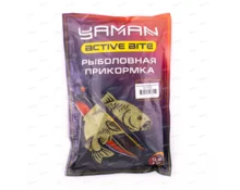 Прикормка Yaman Active Bite Карась, конопля, зеленый, 900 г