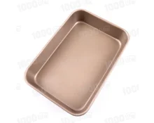 Противень для выпечки, 40*28*7,5 см, цвет бронза, антипригарное покрытие