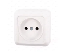 Розетка IN HOME BOLLETO, 16А, IР20, 230 В, открытая установка, белая