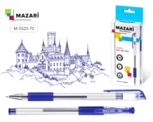 Ручка гелевая MAZARI DENISE, синяя