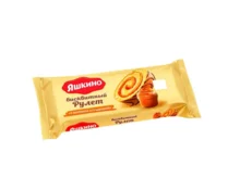 Рулет Яшкино C варёной сгущёнкой, бисквитный, 200 г