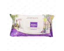 Салфетки влажные AMRA travel освежающие PARIS, 120 шт