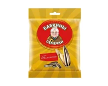 Семечки Бабкины семечки, полосатые, жареные, 90 г