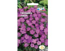 Семена Гвоздика Амур, СеДек, амурская, сиренево-розовая, 0,1 гр, Евро