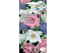 Семена Колокольчик Чашка с блюдцем, СеДек, медиум, смесь, 0,1 гр, Евро