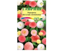 Семена Маргаритка Веселые помпоны, Гавриш, 0,02 гр, Евро