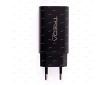 Сетевое зарядное устройство TREQA CH-637, GaN, USB-A 30 Вт, USB-C 45 Вт, QC 3.0, PD