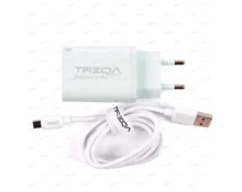 Сетевое зарядное устройство TREQA CS-238, USB-A 18 Вт, USB-C 20 Вт, QC 3.0, PD