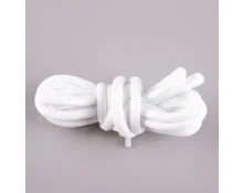Шнурки круглые ONLITOP, 110 см, белые, 1 пара