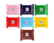 Шоколад Ritter Sport mini Яркая коллекция, в ассортименте, 15 г