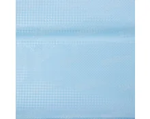 Штора для ванной, прозрачная, голубая,  кольца металл 12 шт, 178*183 см