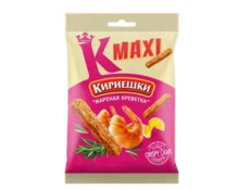 Сухарики Кириешки Maxi, со вкусом жареных креветок, 60 г