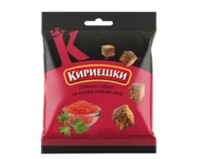 Сухарики Кириешки, со вкусом красной икры, 40 г