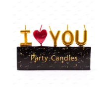 Свечи для торта I Love You