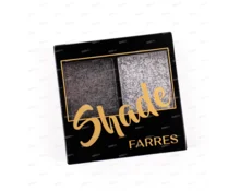Тени для век FARRES Shade,1007-08, мокрый асфальт, серебро