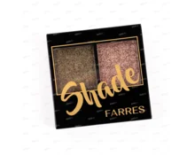 Тени для век FARRES Shade,1007-09, хаки, капучино
