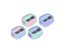 Точилка Berlingo Haze, пластик, 1 отверстие, в  ассортименте