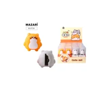 Точилка MAZARI CUTE CAT, без контейнера, пластик