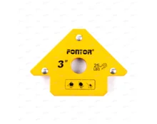 Угольник магнитный для сварки FONTOR, усилие до 12 кг, выставляемые углы 45, 90, 135 гр