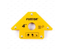 Угольник магнитный для сварки FONTOR, усилие до 22 кг, выставляемые углы 45, 90, 135 гр