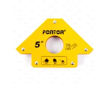 Угольник магнитный для сварки FONTOR, усилие до 30 кг, выставляемые углы 45, 90, 135 гр