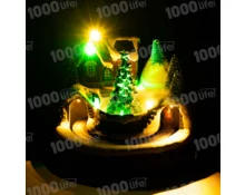 Украшение новогоднее Композиция, с подсветкой, музыка, 20*20 см, 3AA, USB