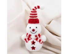 Украшение новогоднее Снеговик, 15 см