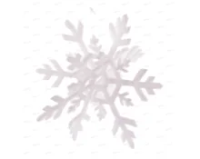 Украшение новогоднее Снежинка, набор 3 шт