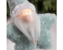 Украшение новогоднее Звезда, 11 см, мята