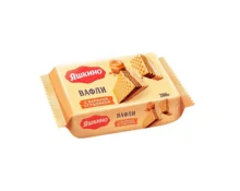 Вафли Яшкино с варёной сгущёнкой, 200 г