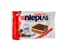 Вафли с шоколадной прослойкой, кокос, 20 г