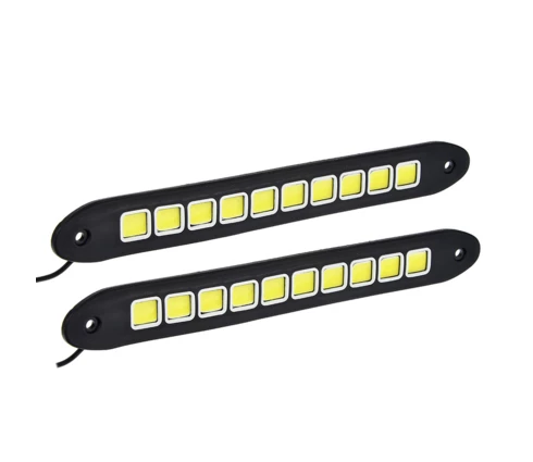 Дневные ходовые огни NG LED 40 шт, резиновый корпус, 260 мм, 12 V, белый, 2 шт