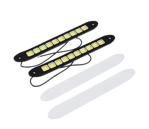Дневные ходовые огни NG LED 40 шт, резиновый корпус, 260 мм, 12 V, белый, 2 шт