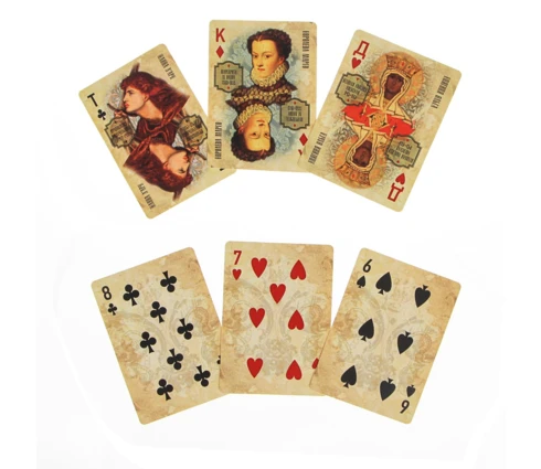 Карты игральные, пластиковые, 36 карт, микс, 6,3*8,8 см