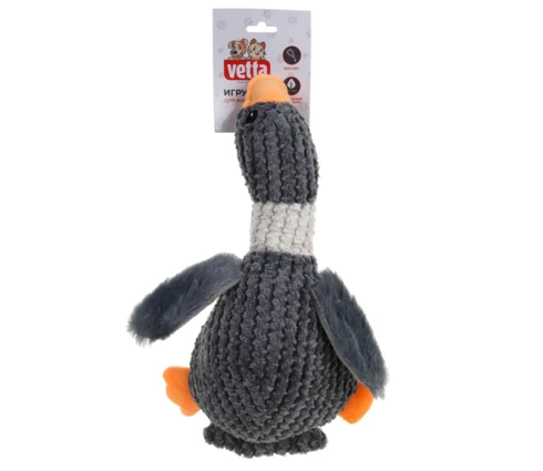 Игрушка для собак vetta, утка, ПЭ, 32,5*13,5 см
