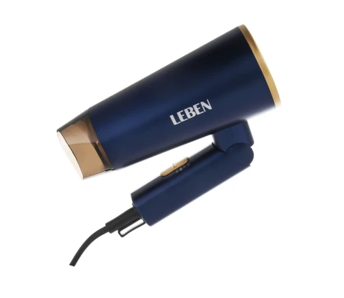 Фен LEBEN, темно-синий, 2 скорости, 2000 Вт, концентратор