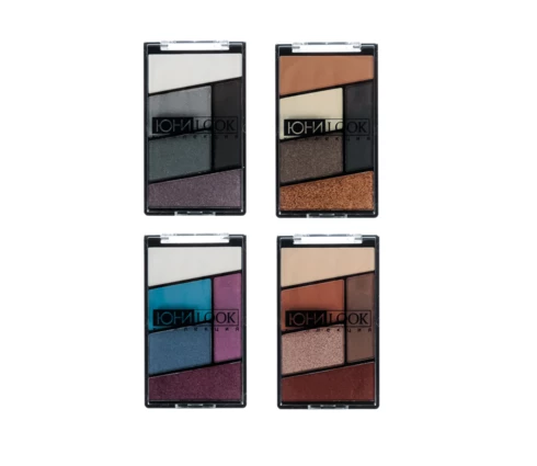 Тени для век ЮНИLOOK, 5 цветов, 12 г