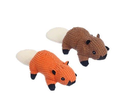 Игрушка для собак vetta, бобёр, с пищалкой, ПЭ, 29*13 см