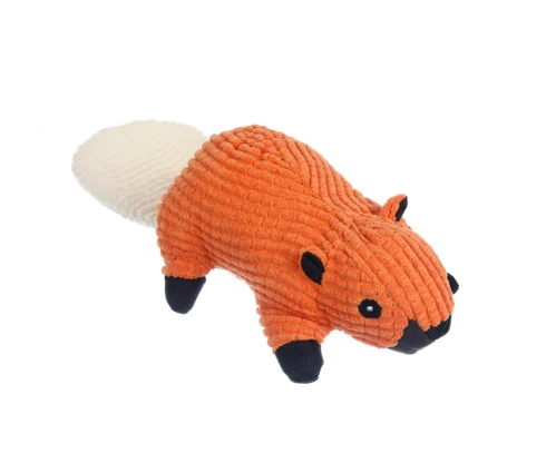 Игрушка для собак vetta, бобёр, с пищалкой, ПЭ, 29*13 см