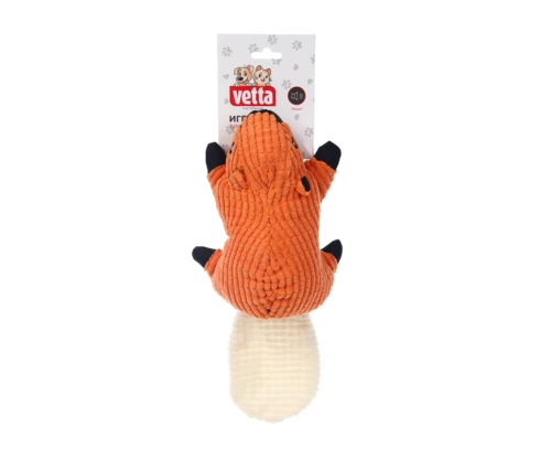 Игрушка для собак vetta, бобёр, с пищалкой, ПЭ, 29*13 см