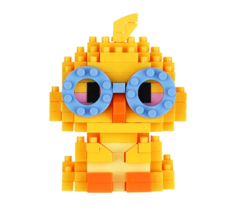 Конструктор ИГРОЛЕНД Зверюшики, мини 3D, 7,8*4,1*11,3 см