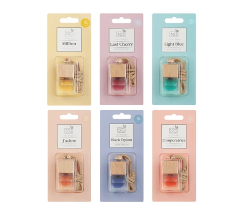 Ароматизатор для авто NG подвесной Home Perfume, 5 мл, микс