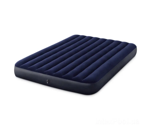 Матрас надувной INTEX Classic downy Квин 64759, 152*203*25 см, двухместный