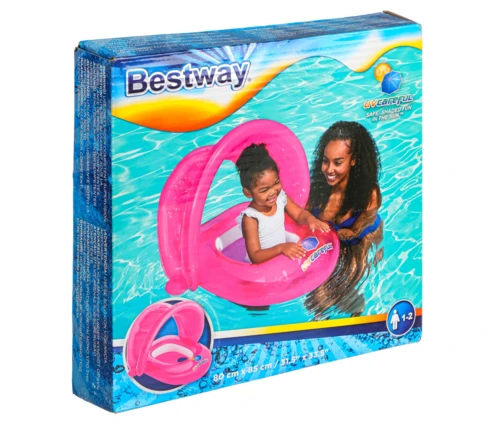 Круг для плавания BestWay 34091, 80*85 см, с сиденьем и тентом