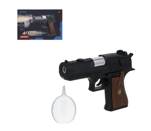Пистолет ИГРОЛЕНД Агент, свет, звук, дым, 15*3*10 см