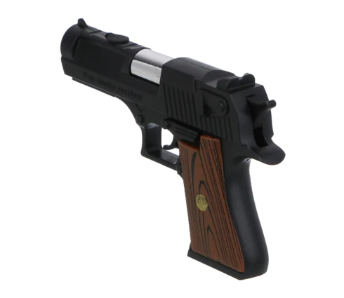 Пистолет ИГРОЛЕНД Агент, свет, звук, дым, 15*3*10 см