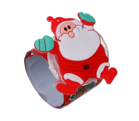 Новогодний браслет СНОУ БУМ клик-клак с подсветкой LED, 22 см