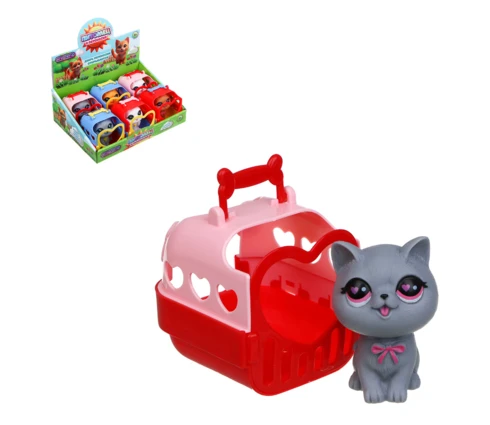 Игрушка питомец в переноске ИГРОЛЕНД, 8*9*9 см