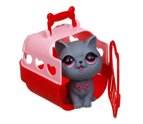 Игрушка питомец в переноске ИГРОЛЕНД, 8*9*9 см